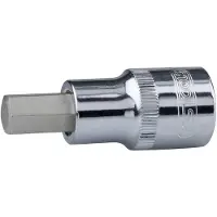 Ks Tools 918.1619, Llave de vaso, 1/2", métrica, 1 cabeza, 19 mm, acero cromo vanadio