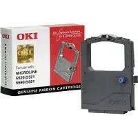 OKI 01126301 casete de cinta entintada negra (original)