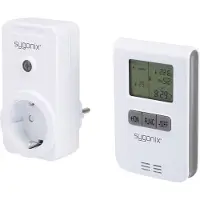 Sygonix Kit de control de calefacción RS2W Funk. Enchufe intermediario. Potencia de conmutación máxima: 3500 W. Alcance máximo: 150 m (en campo libre)