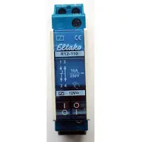 Eltako Relé de conmutación , 12V, 1 contacto normalmente abierto + 1 contacto normalmente cerrado, 16A/250V AC, 1 unidad.