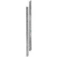 Hager , sistema de rieles universales N 450mm, modelo UN03A, para armarios de 160mm de profundidad o más. Juego de 2 unidades