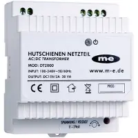 M-E Modern-Electronics Fuente de alimentación DC de 15 V/2 A para carril DIN, marca MODERN-ELECTRONICS (modelo 40778)