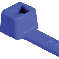 Hellermanntyton , bridas de cable con dientes internos, modelo 116-08016, 210x4 mm, color azul, paquete de 100 unidades