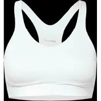 Adidas - Women's Optime Essentials HS - Sujetador deportivo size XS - Cup: C-D, blanco