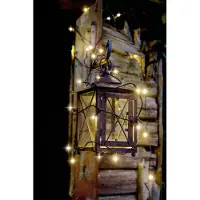 Konstsmide 3813-100, Guirnalda de luces, Plástico, Negro, 3,184 m