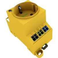 Wago 709-582: Enchufe para armario eléctrico, apto para montaje en carril DIN y con tornillos