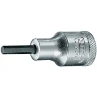 Gedore , inserto para destornillador, 1/2", hexagonal interior, 7/32", referencia IN 19 7/32AF