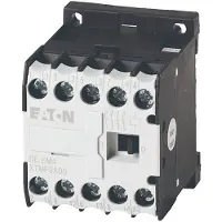 Eaton , contactor de potencia, 230 VAC, 4 contactos normalmente abiertos (NA), terminales de tornillo, 4 kW (DILEM-4-230)
