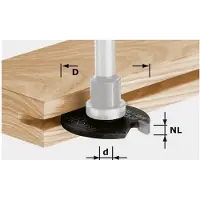 Festool Fresadora de disco duro HW, D40x4 | 491059 ()