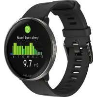 Polar - Relojes pulsómetro - Ignite 3 TI Silver Black de Titanio - Negro