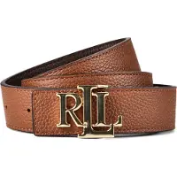 Ralph Lauren para mujer. 412912039002 Cinturón reversible de piel marrón (XL), Casual, outlet 2026.