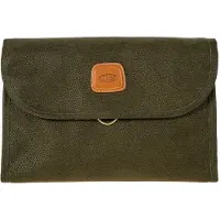 Bric's Life Bolsas de aseo 30 cm verde oliva