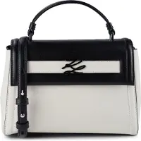 Karl Lagerfeld Bolso de mano 'Sacs à main Essentials Noir' blanco