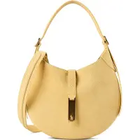 Ralph Lauren Polo ID Bolsa de hombro Piel natural 25 cm amarillo