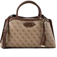 GUESS Bolso de mano 'Lindsey' camelo / marrón