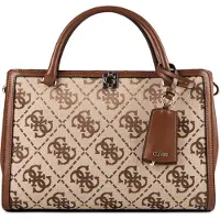 GUESS Bolso de mano 'AUDREY' beige / marrón