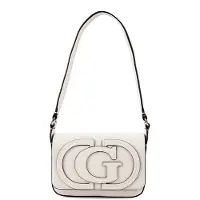 GUESS para mujer. HWNG9740190 Bolso de hombro con solapa Ruby blanco roto (OSFA), Casual, Poliuretano, outlet 2026.
