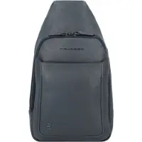 Piquadro Black Square Piel natural 39 cm azul