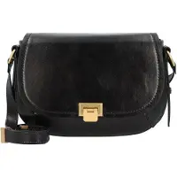 The bridge Federica Bolsa de hombro Piel natural 25 cm negro