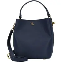 Ralph Lauren para mujer. 431969365003 Bolso saco Reese pequeño de piel cruzada marino (OSFA), Casual, outlet 2026