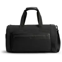 Tommy Hilfiger Bolsa de viaje 'Logo Mixed Texture Duffel' negro