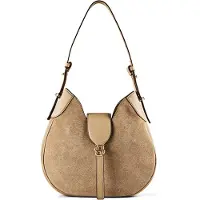 BOSS Beyond Bolsa de hombro S Piel natural 27 cm beige