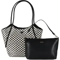 GUESS Bolso de hombro 'TESSI' negro