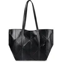 Calvin Klein Shopper 'Woven Emblem Tote' negro