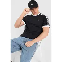 Adidas Originals adidasCAMISETA DE 3-STRIPES XS Black Hombre