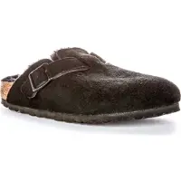 Birkenstock Zapatillas de casa 'Boston' negro