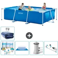 Intex Piscina rectangular de estructura - 300x200x75 cm - 6 piezas - Modelo S20057