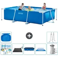 Intex Piscina rectangular de estructura - 300x200x75 cm - 8 piezas - Modelo S21126