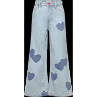 Billieblush para niña. U21877 Jeans Corazón azul (10Y= 138cm), Casual, Algodón, Denim, moda infantil, outlet 2026.