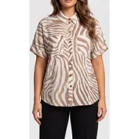 Guess Marciano GUESS Rosie Short Sleeve S Safari Dream Print Talla: 36 | Blusas Outlet | Mujer