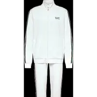 EA7 para hombre. 7M001867_AF12660 Conjunto Italian blanco (XXL), Deportivo, Algodón, Manga larga, outlet 2026.
