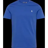 Ralph Lauren para hombre. 710671438532 Camiseta de punto Custom Slim Fit azul medio (S), Casual, Algodón, Manga corta, Polo Ralph Laure