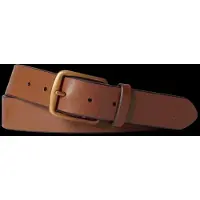 Ralph Lauren para hombre. 405913732002 Cinturón de piel con caballo marrón (38), Casual, Habana, Clásico, outlet 2026