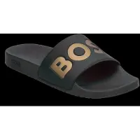 BOSS para hombre. 50536835 Chanclas Aryeh negro (46), Plano, Ninguno, Beachwear, PVC, outlet 2026.