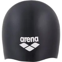 Arena - Long Hair Cap - Gorro de baño negro/blanco