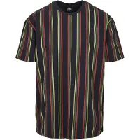 Urban Classics Camiseta azul oscuro / amarillo / rojo