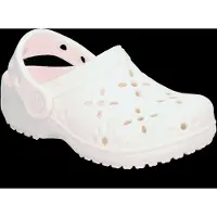 Crocs Zuecos Classic Floral Cut Out