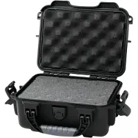 Nanuk 904 maletín con espuma moldeada, negro