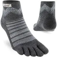 Injinji - Outdoor Midweight Mini-Crew Wool - Calcetines de trekking size 37-40, gris