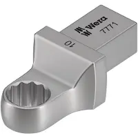 Wera : Llave de vaso de inserción, forma A, boca de 10 mm, acero, 12 x 9 mm