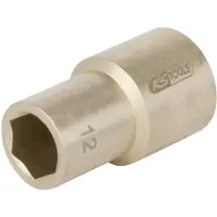 Ks Tools , llave de vaso de bronce "BRONZEplus", 1/2", hexagonal, 23 mm (963.1221)