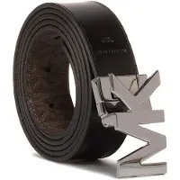 Michael Kors Cinturón marrón / negro / plata