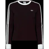 Adidas Camiseta '3 STRIPES LONG SLEEVE (SLIM)' negro / blanco