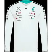 Adidas Camiseta funcional 'MERCEDES - AMG PETRONAS FORMULA 1 TEAM DRIVER JERSEY' rojo claro / negro / blanco