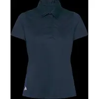 Adidas Camiseta funcional 'Women's Solid Performance Short Sleeve Polo' navy / blanco