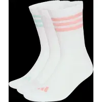 Adidas adidasPack de 3 pares de calcetines clásicos 3 bandas con amortiguación 46-48 White / Semi Frozen Turbo / Clear Mint / Frozen Purple Unisex